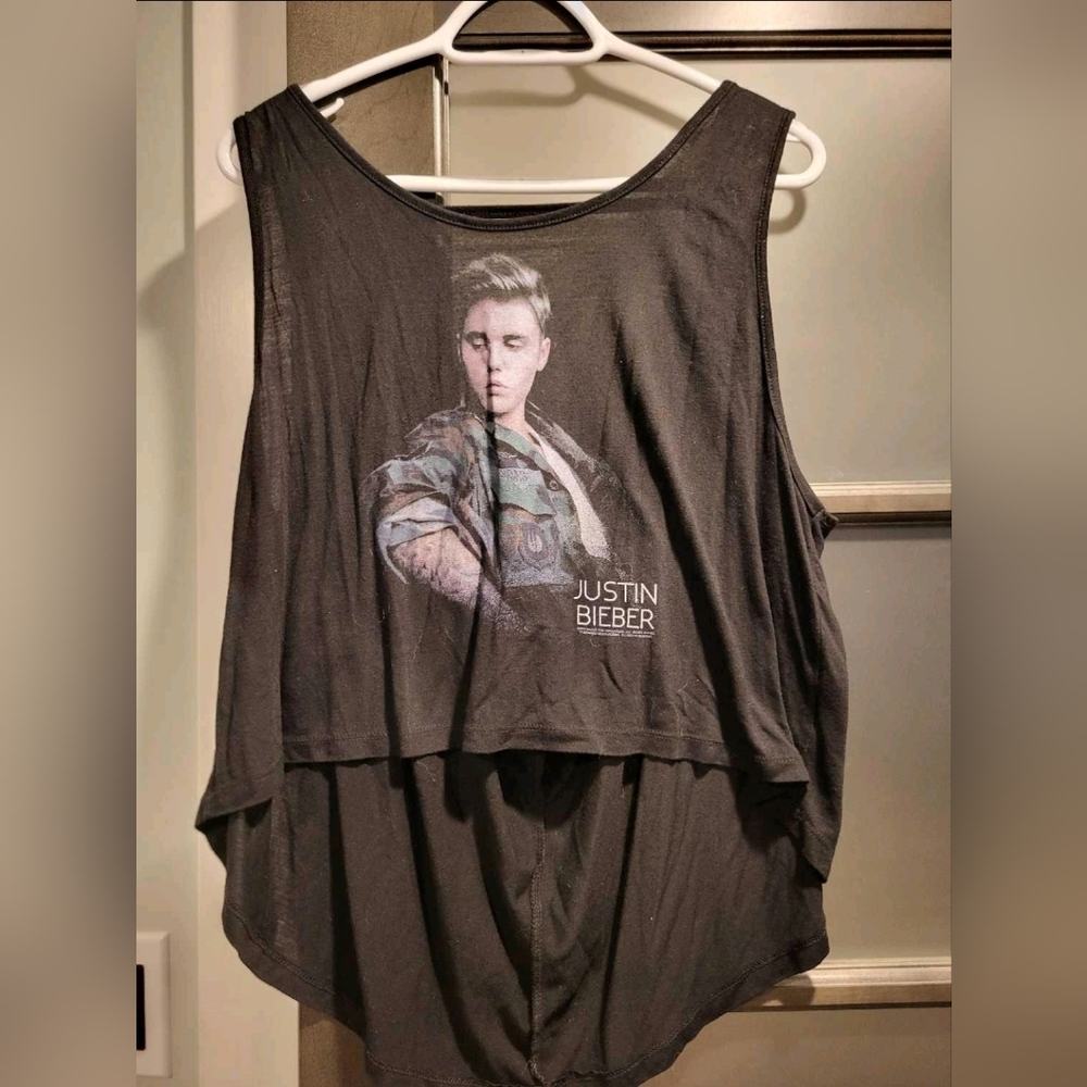 🎁3 for $30 Justin Bieber Concert Tank Top Crop